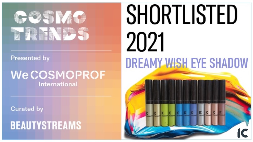 Dreamy Wish Eyeshadow: shortlisted by Beautystreams at Cosmo Trends 2021